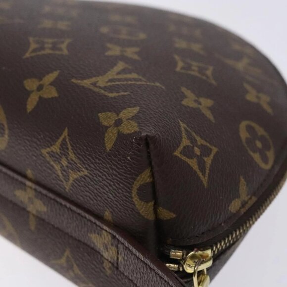 LOUIS VUITTON Monogram Trousse Demi Ronde Cosmetic Pouch M47520 LV Auth 134600 - Picture 9 of 16